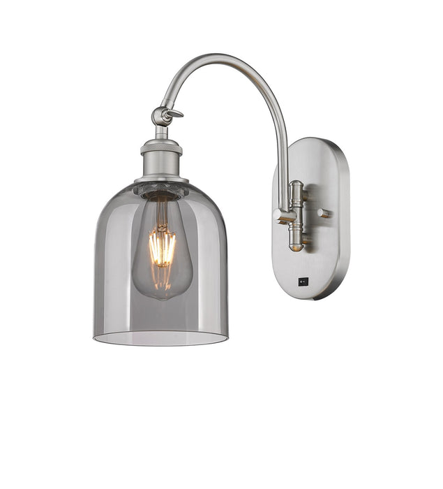 Innovations - 518-1W-SN-G558-6SM - One Light Wall Sconce - Ballston - Brushed Satin Nickel