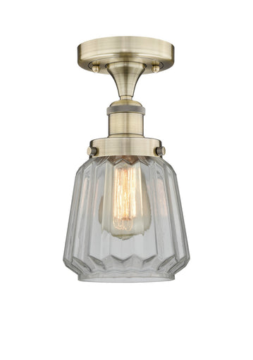 Edison One Light Semi-Flush Mount