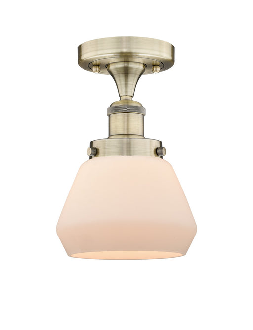 Innovations - 616-1F-AB-G171 - One Light Semi-Flush Mount - Edison - Antique Brass