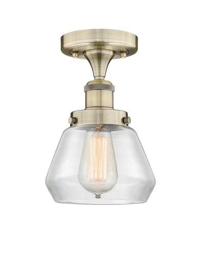 Edison One Light Semi-Flush Mount