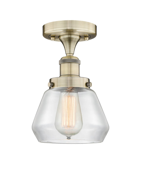 Innovations - 616-1F-AB-G172 - One Light Semi-Flush Mount - Edison - Antique Brass