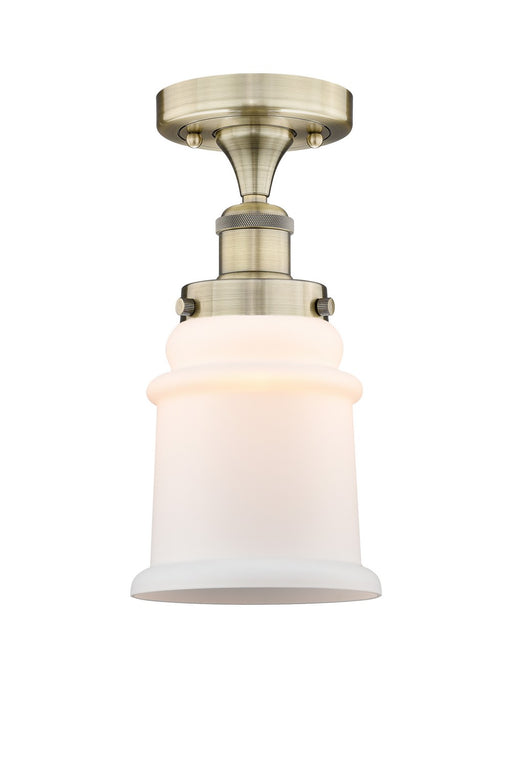 Innovations - 616-1F-AB-G181 - One Light Semi-Flush Mount - Edison - Antique Brass