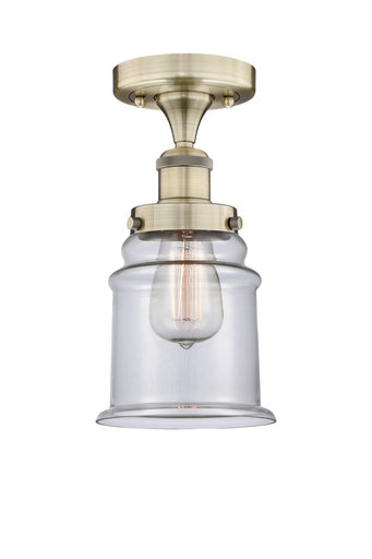 Edison One Light Semi-Flush Mount