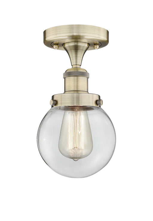 Innovations - 616-1F-AB-G202-6 - One Light Semi-Flush Mount - Edison - Antique Brass