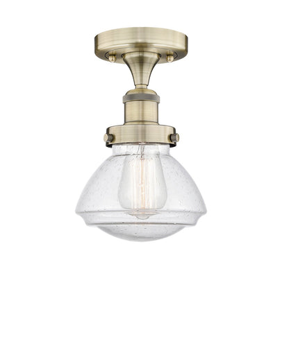 Edison One Light Semi-Flush Mount