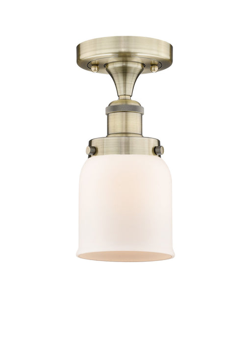 Innovations - 616-1F-AB-G51 - One Light Semi-Flush Mount - Edison - Antique Brass