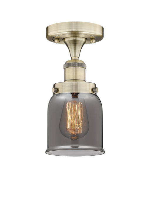 Innovations - 616-1F-AB-G53 - One Light Semi-Flush Mount - Edison - Antique Brass