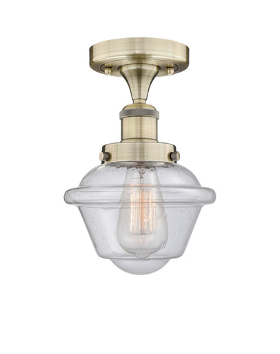 Edison One Light Semi-Flush Mount