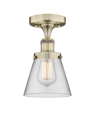 Edison One Light Semi-Flush Mount