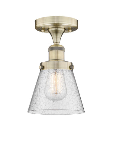 Edison One Light Semi-Flush Mount