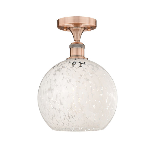 Innovations - 616-1F-AC-G1216-10WM - LED Semi-Flush Mount - Edison - Antique Copper