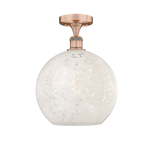 Innovations - 616-1F-AC-G1216-12WM - LED Semi-Flush Mount - Edison - Antique Copper