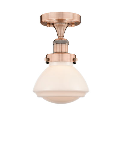 Edison One Light Semi-Flush Mount