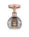 Innovations - 616-1F-AC-G556-6SM - One Light Semi-Flush Mount - Edison - Antique Copper