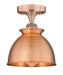 Innovations - 616-1F-AC-M14-AC - One Light Semi-Flush Mount - Edison - Antique Copper