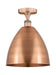 Innovations - 616-1F-AC-MBD-12-AC - One Light Semi-Flush Mount - Edison - Antique Copper