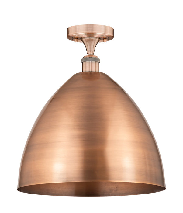 Innovations - 616-1F-AC-MBD-16-AC - One Light Semi-Flush Mount - Edison - Antique Copper