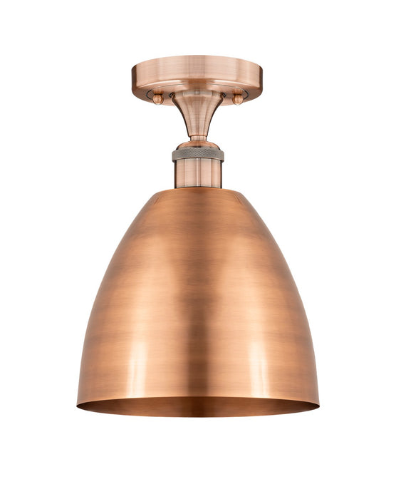 Innovations - 616-1F-AC-MBD-9-AC - One Light Semi-Flush Mount - Edison - Antique Copper