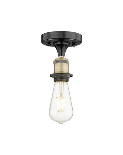 Edison One Light Semi-Flush Mount