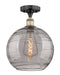 Innovations - 616-1F-BAB-G1213-12SM - One Light Semi-Flush Mount - Edison - Black Antique Brass