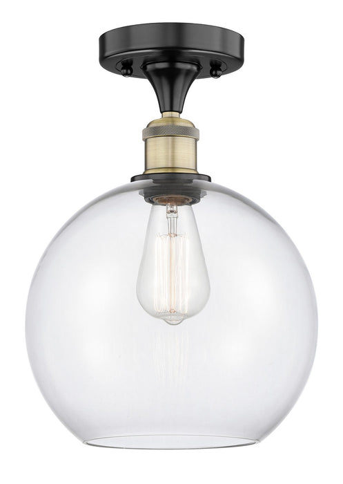 Innovations - 616-1F-BAB-G122-10 - One Light Semi-Flush Mount - Edison - Black Antique Brass