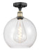 Innovations - 616-1F-BAB-G122-12 - One Light Semi-Flush Mount - Edison - Black Antique Brass