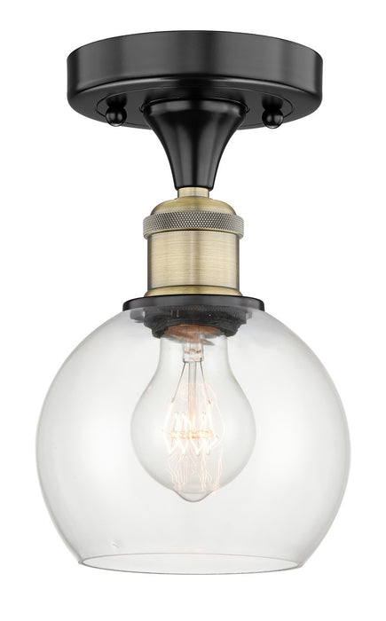 Innovations - 616-1F-BAB-G122-6 - One Light Semi-Flush Mount - Edison - Black Antique Brass