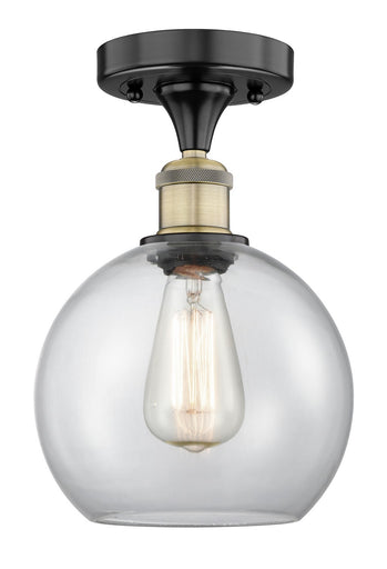 Edison One Light Semi-Flush Mount