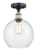 Innovations - 616-1F-BAB-G124-10 - One Light Semi-Flush Mount - Edison - Black Antique Brass