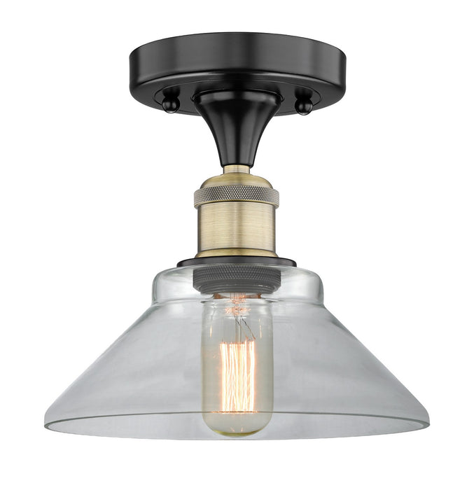 Innovations - 616-1F-BAB-G132 - One Light Flush Mount - Edison - Black Antique Brass