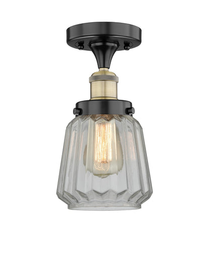 Edison One Light Semi-Flush Mount