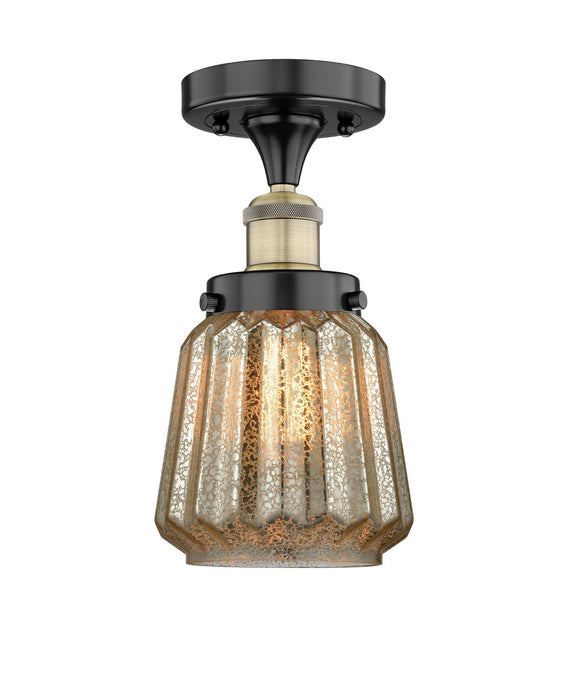 Innovations - 616-1F-BAB-G146 - One Light Semi-Flush Mount - Edison - Black Antique Brass