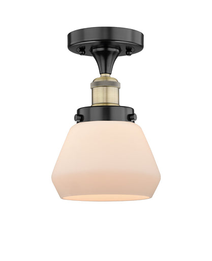 Edison One Light Semi-Flush Mount