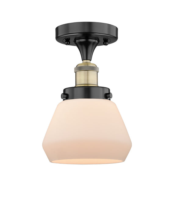 Innovations - 616-1F-BAB-G171 - One Light Semi-Flush Mount - Edison - Black Antique Brass