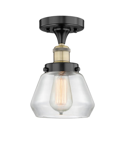 Edison One Light Semi-Flush Mount