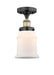 Innovations - 616-1F-BAB-G181 - One Light Semi-Flush Mount - Edison - Black Antique Brass