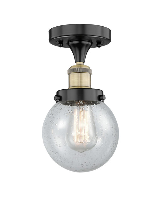 Innovations - 616-1F-BAB-G204-6 - One Light Semi-Flush Mount - Edison - Black Antique Brass