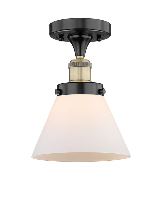 Innovations - 616-1F-BAB-G41 - One Light Semi-Flush Mount - Edison - Black Antique Brass