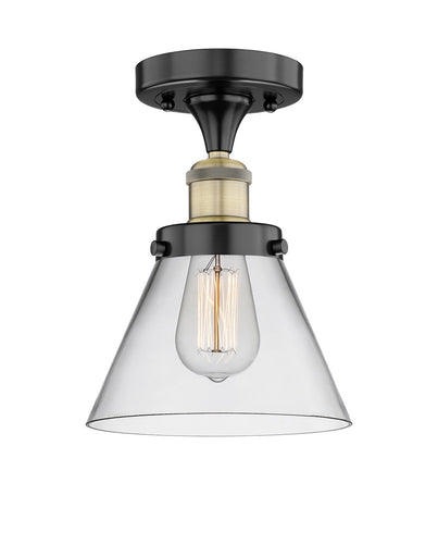 Edison One Light Semi-Flush Mount