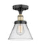 Innovations - 616-1F-BAB-G42 - One Light Semi-Flush Mount - Edison - Black Antique Brass