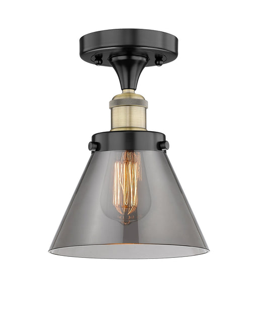 Innovations - 616-1F-BAB-G43 - One Light Semi-Flush Mount - Edison - Black Antique Brass