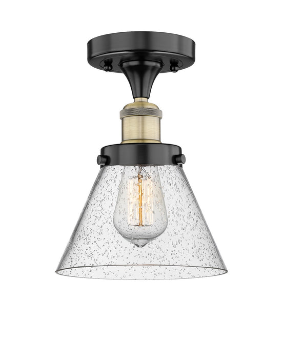 Innovations - 616-1F-BAB-G44 - One Light Semi-Flush Mount - Edison - Black Antique Brass