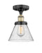 Innovations - 616-1F-BAB-G44 - One Light Semi-Flush Mount - Edison - Black Antique Brass