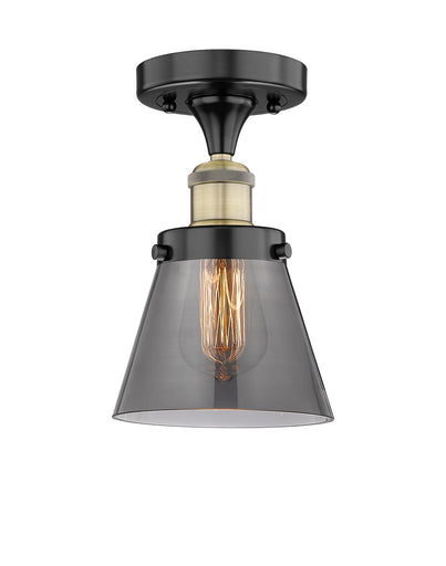 Edison One Light Semi-Flush Mount