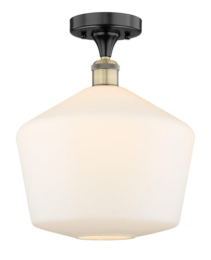 Edison One Light Semi-Flush Mount