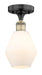 Innovations - 616-1F-BAB-G651-6 - One Light Semi-Flush Mount - Edison - Black Antique Brass