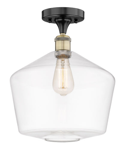 Edison One Light Semi-Flush Mount