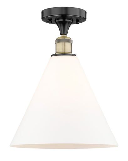 Edison One Light Semi-Flush Mount