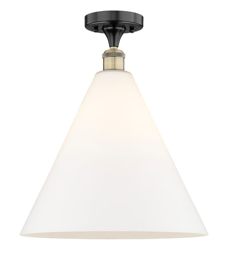 Edison One Light Semi-Flush Mount