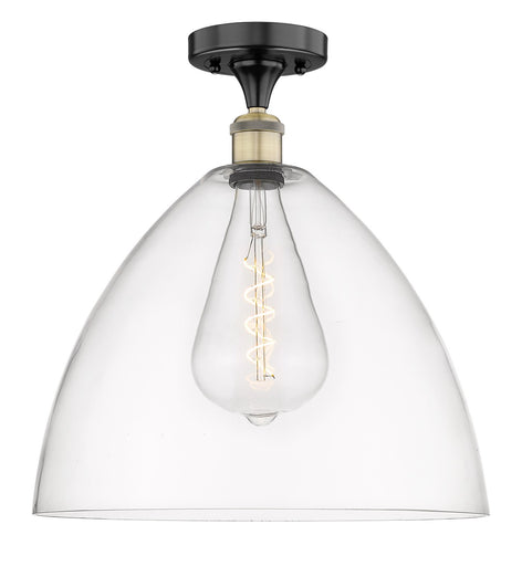 Edison One Light Semi-Flush Mount